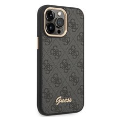 Guess PC/TPU 4G Metal Camera Outline Case for iPhone 14 Pro Black hind ja info | Telefoni kaaned, ümbrised | kaup24.ee