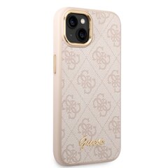 Guess PC/TPU 4G Metal Camera Outline Case for iPhone 14 Pink цена и информация | Чехлы для телефонов | kaup24.ee