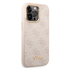 Guess PC/TPU 4G Metal Camera Outline Case for iPhone 14 Pro Max Pink hind ja info | Telefoni kaaned, ümbrised | kaup24.ee