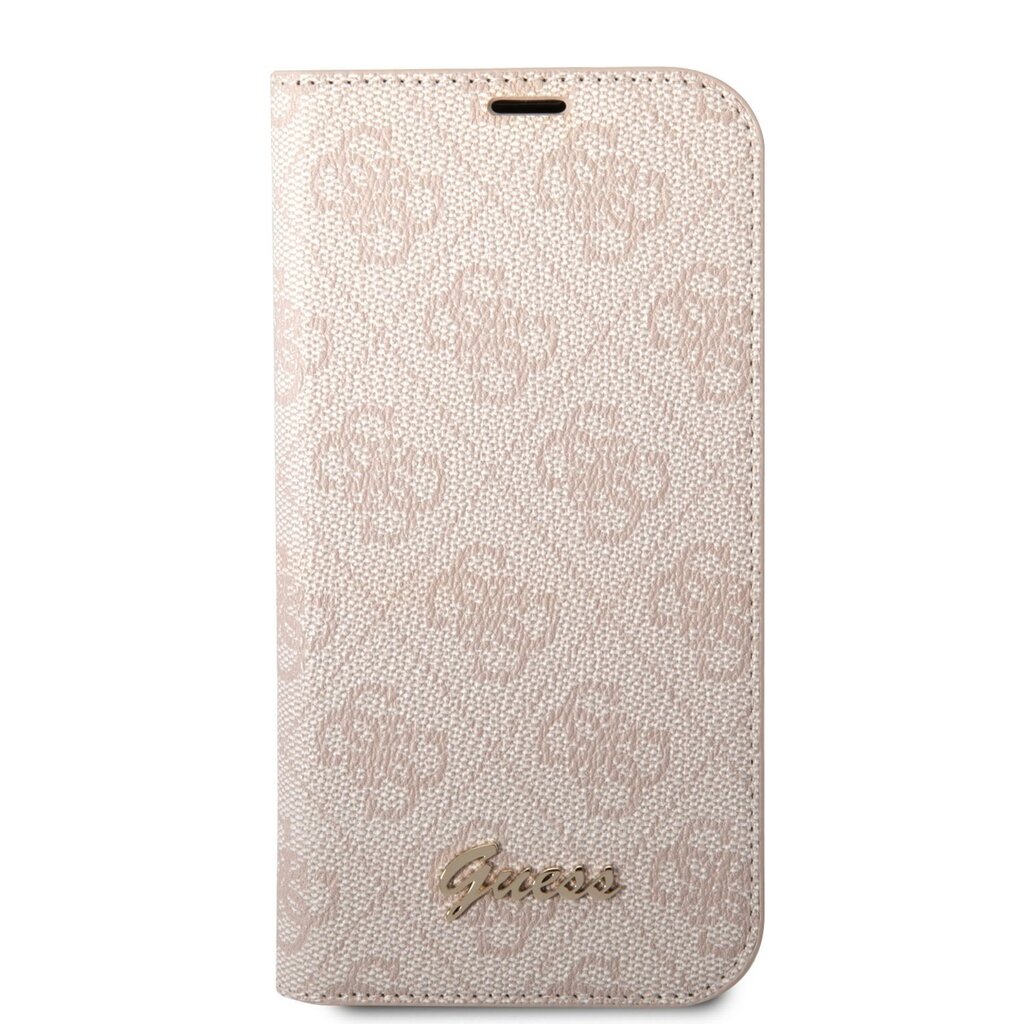 Guess PC/TPU 4G Metal Camera Outline Book Case for iPhone 14 Pro Pink hind ja info | Telefoni kaaned, ümbrised | kaup24.ee