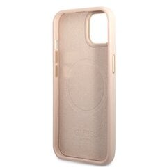 Guess PU 4G MagSafe Compatible Case for iPhone 14 Plus Pink hind ja info | Telefoni kaaned, ümbrised | kaup24.ee