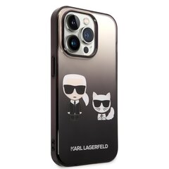 Чехол Karl Lagerfeld Gradient Karl and Choupette Case для iPhone 14 Pro цена и информация | Чехлы для телефонов | kaup24.ee