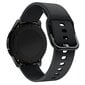Silicone Strap TYS smartwatch band universal 20mm black цена и информация | Nutikellade ja nutivõrude tarvikud | kaup24.ee