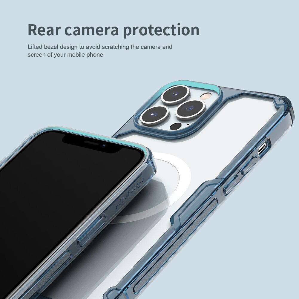 Nillkin Nature TPU PRO Magnetic Cover for Apple iPhone 14 Pro Blue hind ja info | Telefoni kaaned, ümbrised | kaup24.ee