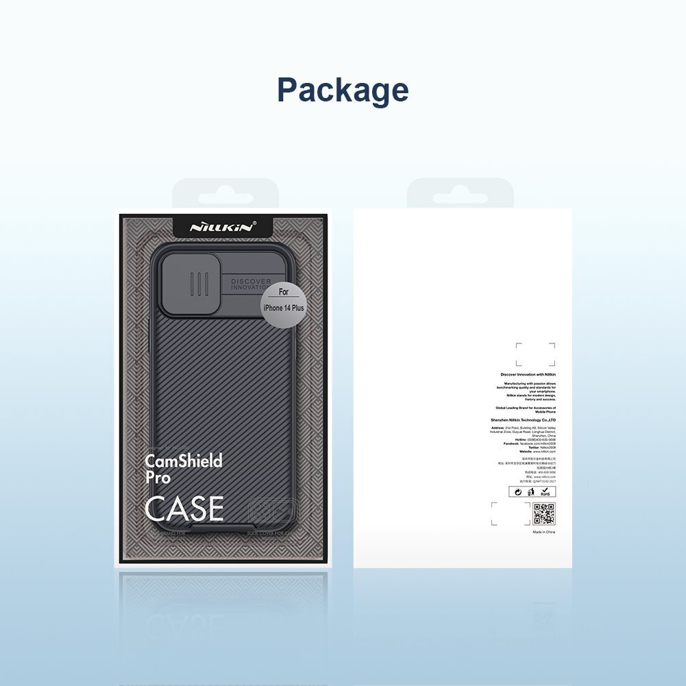 Nillkin CamShield PRO Magnetic Hard Case for Apple iPhone 14 Plus Black hind ja info | Telefoni kaaned, ümbrised | kaup24.ee