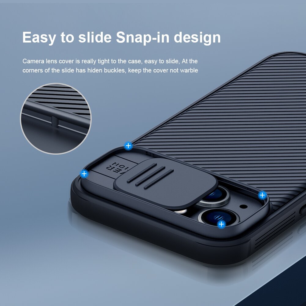 Nillkin CamShield PRO Magnetic Hard Case for Apple iPhone 14 Plus Black hind ja info | Telefoni kaaned, ümbrised | kaup24.ee