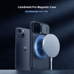 Nillkin CamShield PRO Magnetic Hard Case for Apple iPhone 14 Plus Black hind ja info | Telefoni kaaned, ümbrised | kaup24.ee