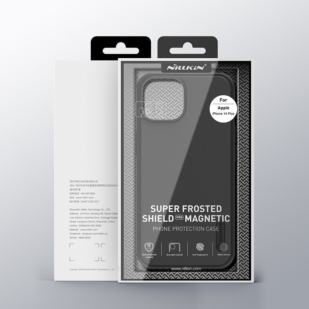 Nillkin Super Frosted PRO Magnetic Back Cover for Apple iPhone 14 Plus Blue цена и информация | Telefoni kaaned, ümbrised | kaup24.ee