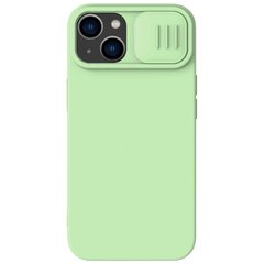 Nillkin CamShield Silky Silicone Case for Apple iPhone 14 Plus Green hind ja info | Telefoni kaaned, ümbrised | kaup24.ee