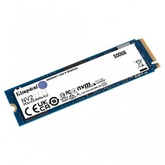 Kingston Technology NV2 M.2 500 GB PCI Express 4.0 NVMe hind ja info | Sisemised kõvakettad (HDD, SSD, Hybrid) | kaup24.ee