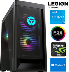 Lenovo Legion T5 i5-11400F 32GB 512GB SSD 1TB HDD GTX1650 Windows 11 цена и информация | Стационарные компьютеры | kaup24.ee