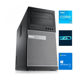 Dell 7020 MT i3-4130 8GB 960GB SSD 1TB HDD Windows 10 Professional цена и информация | Стационарные компьютеры | kaup24.ee