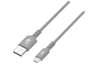 TB Micro USB kaabel 1 m hall hind ja info | Mobiiltelefonide kaablid | kaup24.ee