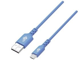 TB Micro USB kaabel 1 m sinine hind ja info | Mobiiltelefonide kaablid | kaup24.ee