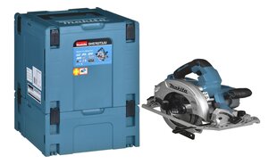 AKITA DHS783T2JU portable circular saw 2x 18V 5Ah MAKPAC Black, Blue hind ja info | Elektrilised saed, mootorsaed ja tarvikud | kaup24.ee