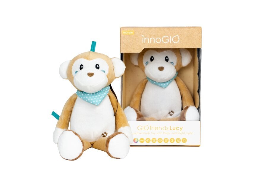 Plush mänguasi InnoGIO sõber Lucy, GIO-881 hind ja info | Imikute mänguasjad | kaup24.ee