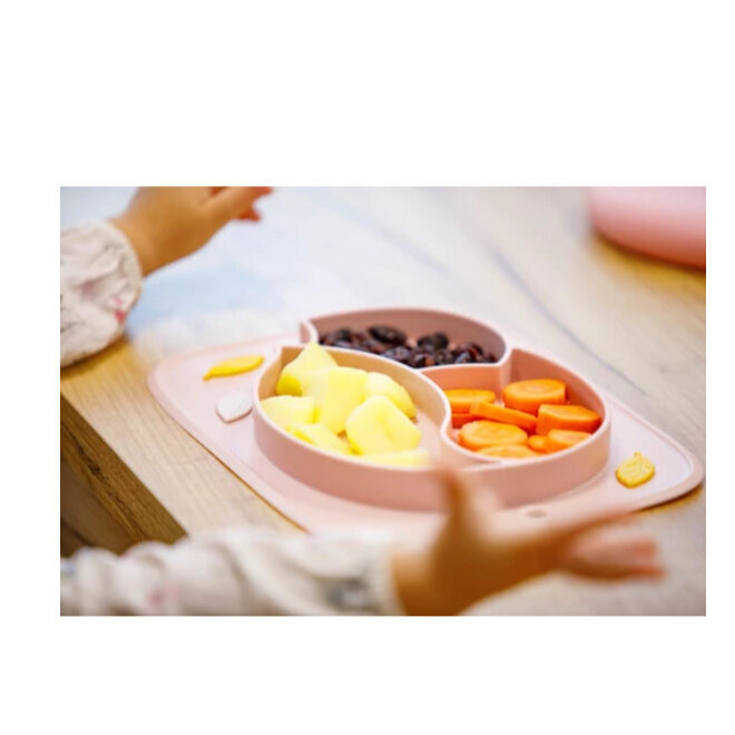 Suupistetaldrik InnoGIO Stick & Stay, GIO-900, roosa hind ja info | Laste sööginõud | kaup24.ee