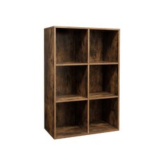 Книжный шкаф VASAGLE LBC203BX, темно-коричневый цена и информация | Полки | kaup24.ee
