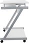 Z-kujuline arvutilaud VASAGLE LCD811W цена и информация | Arvutilauad, kirjutuslauad | kaup24.ee