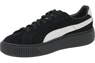 Naiste treeningkingad Puma Suede Platform Explos Must hind ja info | Naiste spordi- ja vabaajajalatsid | kaup24.ee