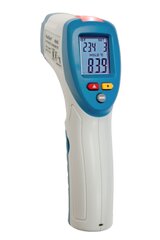 Infrapuna termomeeter PeakTech® P 4945, LED-värvinäidikuga hind ja info | Ilmajaamad, termomeetrid | kaup24.ee