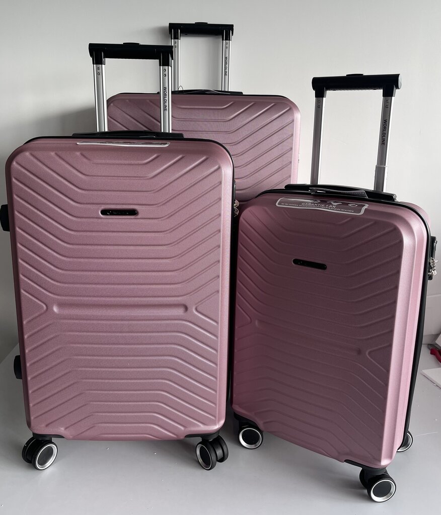 Suur reisikohver Airtex, 625/L, roosa värv hind ja info | Kohvrid, reisikotid | kaup24.ee