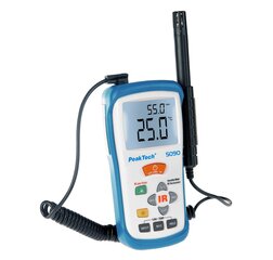 Измеритель температуры/влажности PeakTech® P 5090, -50...+500°C цена и информация | Метеорологические станции, термометры | kaup24.ee