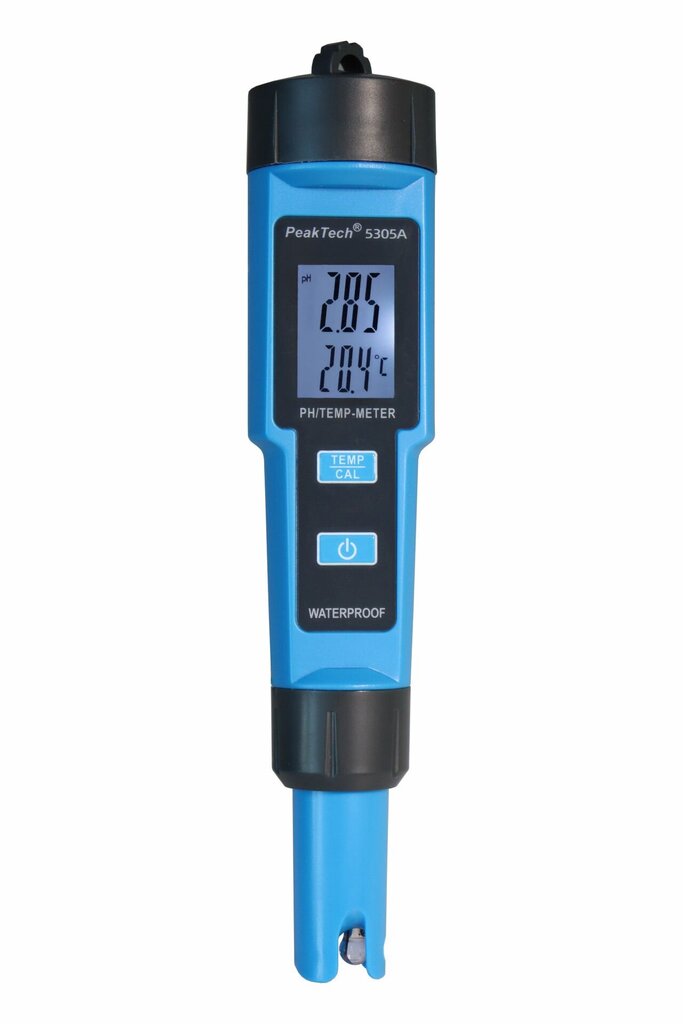 2 in 1 PH-Meter PeakTech® P 5305 A PH/TEMP jaoks цена и информация | Mõõdikud (niiskus, temp, pH, ORP) | kaup24.ee