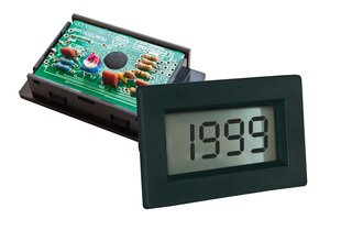 Volt ja ampermeeter PeakTech® LDP-135, LCD-ekraan kõrgusega 13 mm hind ja info | Käsitööriistad | kaup24.ee