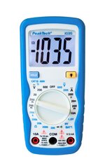 PeakTech® P 1035 600V AC / DC digitaalne multimeeter ~ 2000-kohaline LCD hind ja info | Käsitööriistad | kaup24.ee