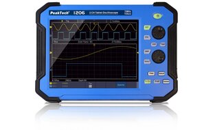 PeakTech® P 1206 70 MHz / 2 CH, 1 GS/s tableti ostsilloskoop цена и информация | Механические инструменты | kaup24.ee