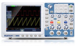 PeakTech® P 1265 30 MHz/2CH, 250 MS/s, Digitaalne salvestusostsilloskoop цена и информация | Механические инструменты | kaup24.ee