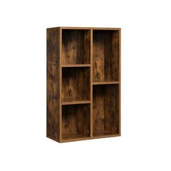 Книжный шкаф с 5 секциями Vasagle, LBC025X01 цена и информация | Полки | kaup24.ee