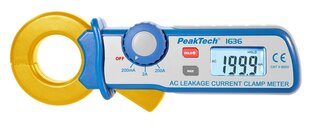 PeakTech® P 1636 lekkevoolu klamber eraldusvõimega 100 μA цена и информация | Механические инструменты | kaup24.ee