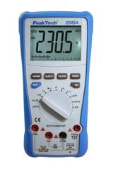 PeakTech® P 2015 Tõeline RMS digitaalne multimeeter ~ 4000 numbrit ~ 1000V AC / DC ~ 10A AC / DC ~ automaatne vahemik hind ja info | Käsitööriistad | kaup24.ee