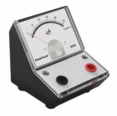 Analoog-ampermeeter PeakTech® P 205-01, - 0 ... 50 μA alalisvoolu hind ja info | Käsitööriistad | kaup24.ee