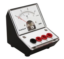 Analoog voltmeeter PeakTech® P 205-06, - 0 ... 3V / 15V / 30V ALALISVOOL hind ja info | Käsitööriistad | kaup24.ee