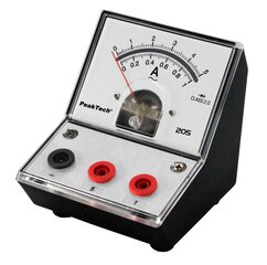 Analoog-ampermeeter PeakTech® P 205-09, - 0 ... 1A/ 5A ac hind ja info | Käsitööriistad | kaup24.ee