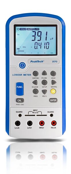 PeakTech P 2170 - LCR-/ESR Meter, 100Hz - 100kHz, USB