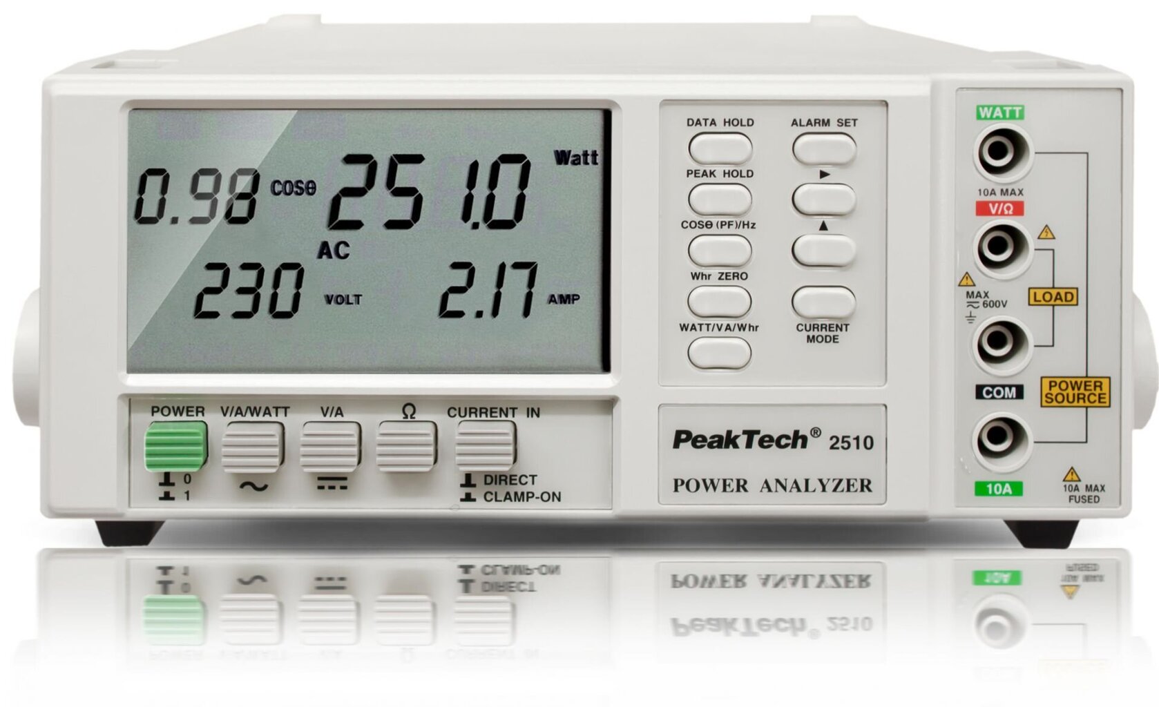 Võimsusmõõtur eraldusvõimega 0,1 W PeakTech® P 2510 hind ja info | Käsitööriistad | kaup24.ee