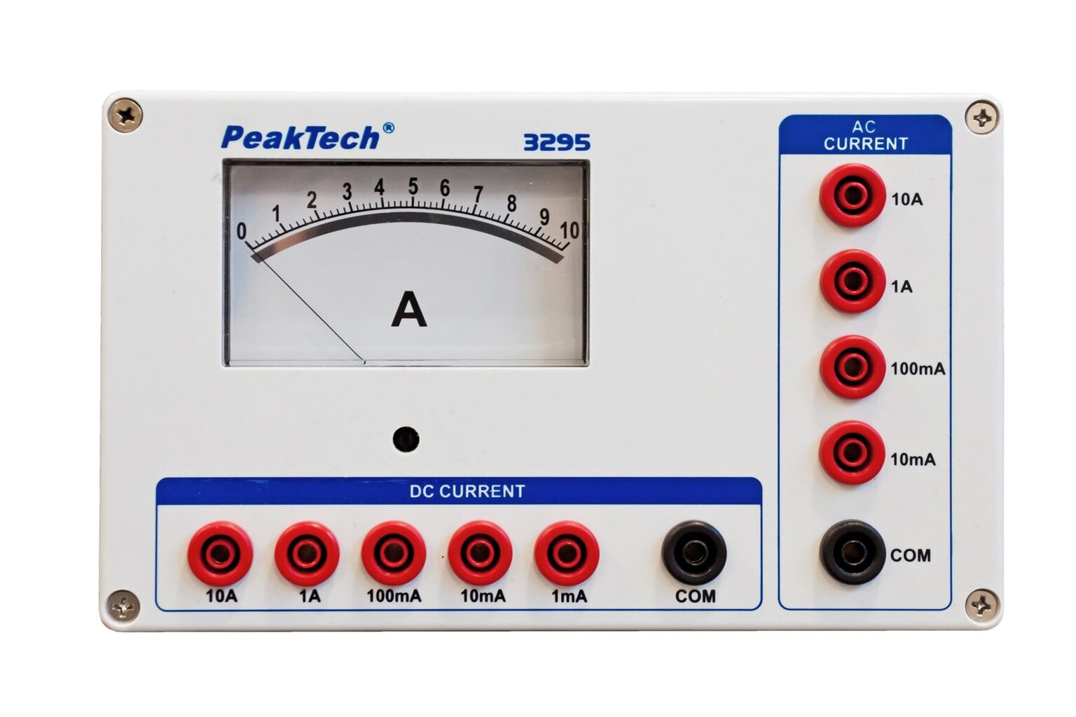 Analoog-ampermeeter PeakTech® P 3295, - 0 ... 1/10/100 mA/1/10 A AC/DC цена и информация | Käsitööriistad | kaup24.ee