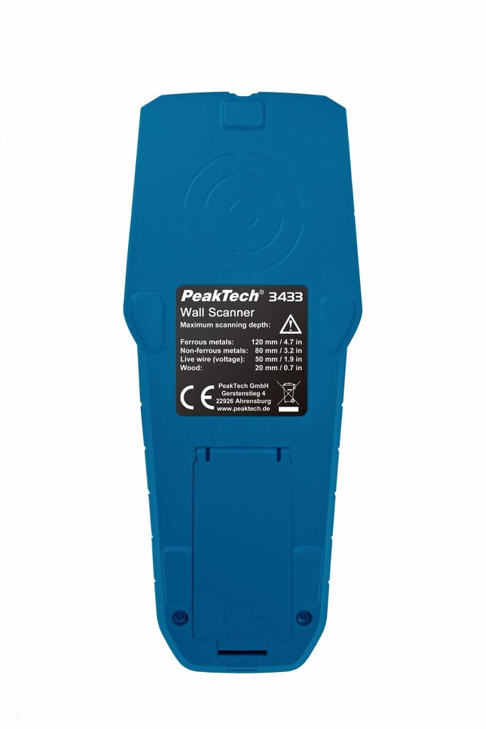 Digitaalne seinaskanner PeakTech® P 3433 hind ja info | Käsitööriistad | kaup24.ee