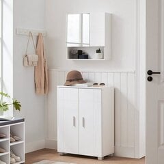 Kummut Songmics, 60 x 30 x 82 cm, valge цена и информация | Шкафчики для ванной | kaup24.ee