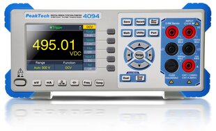 PeakTech® P 4094 graafilise pingi multimeeter, 55.000 55.000 arvutatud TFT-ga hind ja info | Käsitööriistad | kaup24.ee