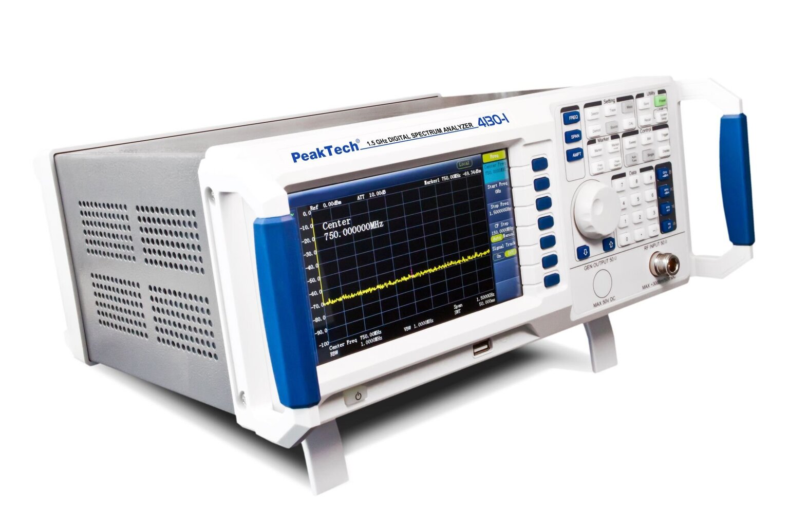 PeakTech® P 4130-1, 1.5 GHz spektrianalüsaator ~ mit TFT-Anzeige, LAN / USB hind ja info | Käsitööriistad | kaup24.ee