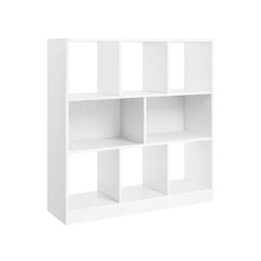 8-дверный книжный шкаф VASAGLE LBC52WT, белый цена и информация | Полки | kaup24.ee