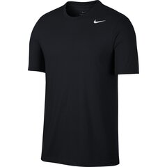 Treeningsärk Nike Mens DRY TEE DFC CREW SOLID must hind ja info | Meeste T-särgid | kaup24.ee