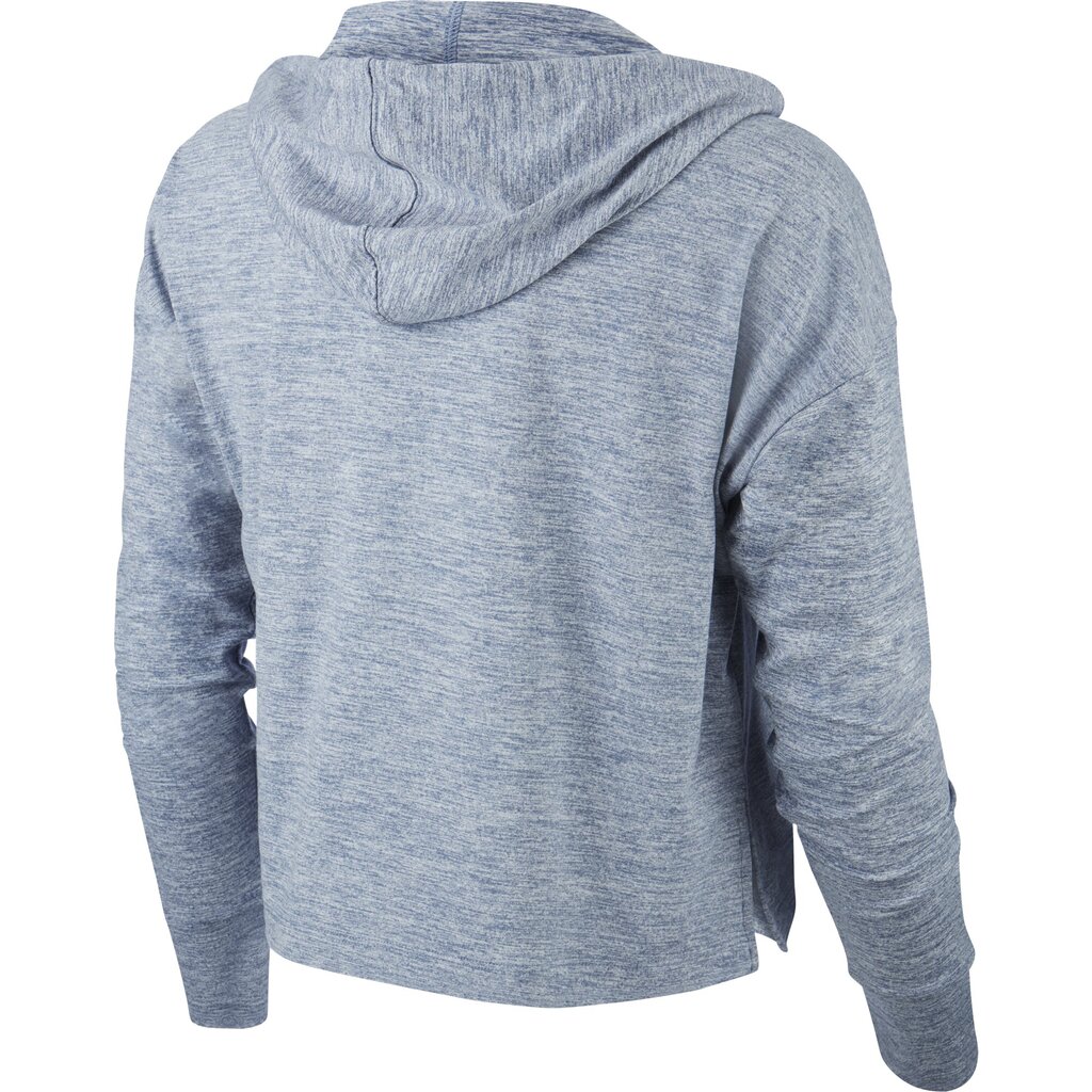 Naiste dressipluus Nike W Yoga Jesey Crop Hoodie, helesinine hind ja info | Naiste spordiriided | kaup24.ee