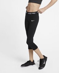 Тренировочные штаны для девочек Girls Nike Pro Capri, черные цена и информация | Штаны для девочек | kaup24.ee