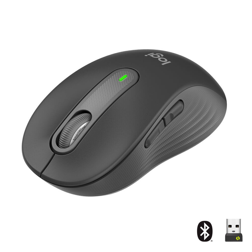 Juhtmevaba hiir Logitech M650 must hind ja info | Hiired | kaup24.ee